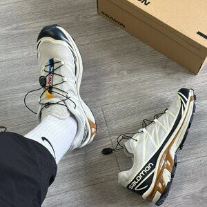 Salomon White and Black Women's Sneakers